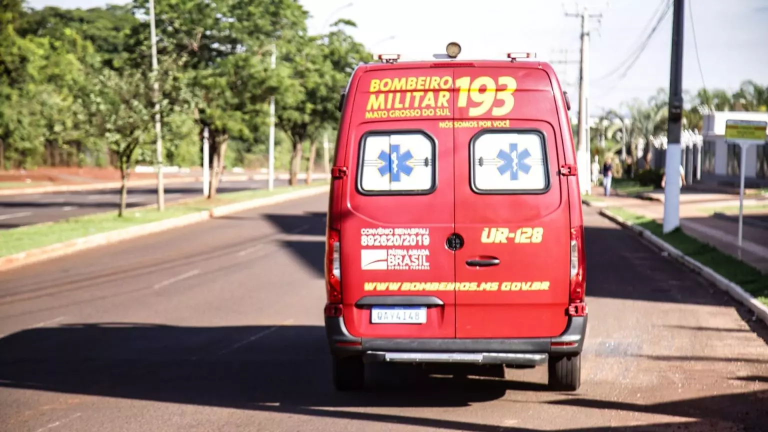 Corpo de Bombeiros foi acionado. (Foto: Henrique Arakaki - Jornal Midiamax)