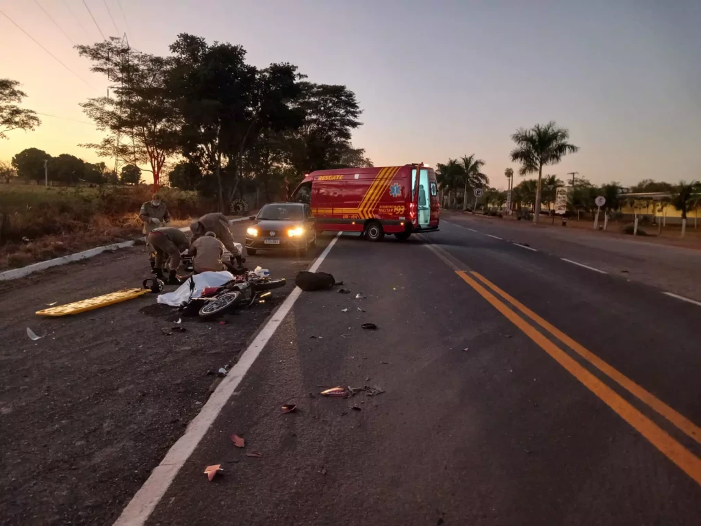 Acidente foi por volta das 5h40 desta terça-feira; Foto: Divulgação/Midiamax